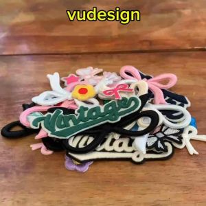 Sticker Dán Vải Sticker Ủi Thêu Quần Áo Balo Hình Nơ Nhỏ Và Ngôi Sao Mini Nhiều Màu Pastel Ruy Băng Xinh Xắn Vudesign