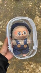 POUCH KEYCHAN LABUBU BAG PVC BONEKA TRANSPARANT