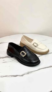 BREVINNI Nari Loafers Fashion Korea || Sepatu Pantofel Wanita || Sepatu Pantofel Feminim || Sepatui Docmart Korea Anti Slip Tapak Empuk || Sepatu Oxford Wanita