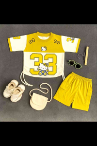 ONE SET ISABELLA ANAK PEREMPUAN JUNIOR USIA 6-10 TAHUN BAHAN BABYTERY PREMIUM