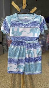 ชุดเด็ก ชุดเซ็ท ลายช้างเสื้อแขนสั้น+กางเกงขาสั้น ชุดเด็กลายช้าง ผ้าไมโครนิ่มลื่นไม่ร้อน สีไม่ตก ไม่ยับ ส+ส ช้างพาสเทล