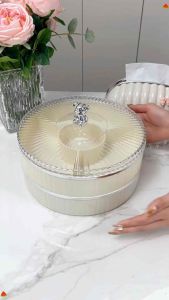 Khay Mứt Tết Đựng Bánh Kẹo Khay Mứt Ngôi Sao Hươu Sang Trọng Khay Mứt Tết Phong Cách Bắc ÂU Sang Trọng