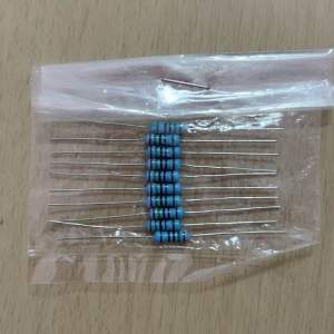 ตัวต้านทาน 250 โอห์ม +-1% ขนาด 1/2 วัตต์ Resistor 250ohm error 1% 0.5w (แดง เขียว ดำ ดำ น้ำตาล) จำนวน 10 ตัว