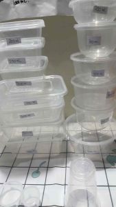 Thinwall Kotak makan / Thinwall food container segi harga per 10pcs uk 200ml 250ml 300ml 500ml 650ml 750ml 1000ml eceran harga per 10pcs