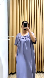 Daster Terbaru crinkel | Daster kerut dada jumbo/ dress