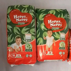 Happy Nappy Pants M L XL Popo celana sekali pakai diapers permper