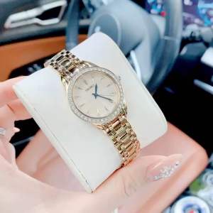 Đồng Hồ Nữ Seiko SRZ386P1 Solar Size 28 Swarovski Mineral Crystal Glass