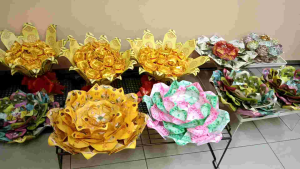 万宝堂釋迦摩尼心咒系列，前后印刷。20cm / 30cm