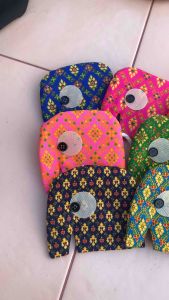 🐸กระเป๋าทรงน้องลูกช้าง🐘คละสีคละลายไทย ไซส์มินิ ใส่เหรียญ ใส่บัตร ลายไทย ของชำร่วยแบบไทยๆ ของฝาก ของขวัญ แจกงานเกษียณ