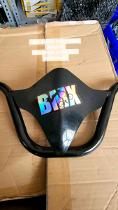 Visor Sepeda BMX Plus Stiker Hologram Free & Double Tape & Tali