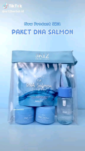 DNA SALMON SERIES SR12 RANGKAIAN PERAWATAN WAJAHMENCERAHKAN MEMPERBAIKI SKIN BARIER MELEMBAPKAN WAJAH