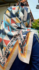 NANA SERIES BY JOURNEY SCARVES: JILBAB SEGIEMPAT JP MOTIF TERBARU