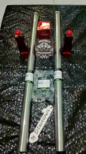 as shock depan set sepasang kiri kanan kawasaki KLX 150 S PNP L BF TELE Plus oil shock dan seal shock kualitas original