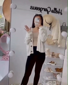 Lejing Import Polos Premium Wanita Elatis Sangat Lembut Dikulit