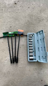 PAKET KUNCI SET SOK 10 PCS  8-24MM + KUNCI SOK T HITAM 4 PCS 8-10-12-14 MM