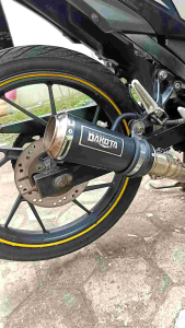 Knalpot Original DAKOTA Tipe Kompetisi Satria FU 150 Karbu dan Injeksi