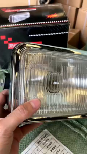 LAMPU DEPAN HEADLAMP RX-KING LAMA OLD / RXZ RING BESI CHROME MIKA KACA HIGH QUALITY