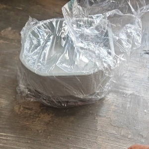 Piring Saji•Piring Salad•Loyang Bali plastik motif bunga 12pcs Murah
