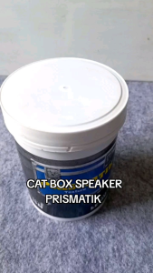 Cat Prismatik Texture Box Speaker 1.5 Kg Hitam