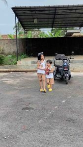 Baju setelan pendek 2-12 Tahun daily anak perempuan cringkel airflow crinkcle premium saku dua polos