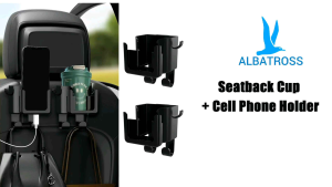 Albatross Multifunctional Car Seat Back Hook / Tempat Taruh Botol Minuman Cup Holder / HP Phone Holder / Tas / Kunci / Payung dll