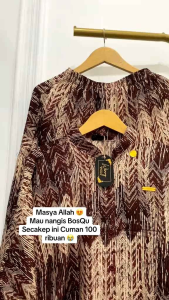 COD || Terbaru Oneset ROK Setelan Rok Full Motif Rayon Premium || Set Kemeja Rayon Termurah Pakaian Wanita Modern Viral