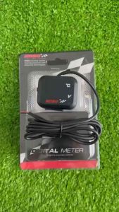 โวลต์มิเตอร์ไฟ 12V KOSO ดิจิตอลจักรยานยนต์เครื่องวัดอุณหภูมิอากาศ โวลต์มิเตอร์ไฟ / วัดอุณหภูมิ / USB กันน้ำ