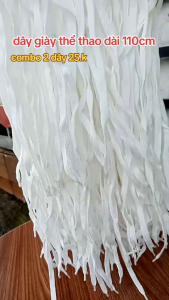 Combo 20 Dây Giày Thể Thao Dẹp 7mm dài 110cm chất liệu Poly Cao Cấp Dây Giày Giá Rẻ