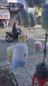 Tem dán làm hình thú kẹo bông gòn ( 1 tấm 24 bộ)