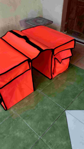 Tas Obrok Motor Pos Orange Jumbo Polyester Tebal