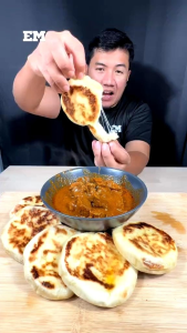 [COMBO 3 PACKS] Auntie Naan Cheese Sliced Bread Mini Cheese Naan Extra Cheese Fresh Bread Bakery Groceries