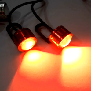 lampu mata elang bracket nyala kedip strobo bisa semua motor harga sepasang / lampu mata elang breket nyala kedip kiri kanan dan kedip bareng 12 volt motor dan mobil