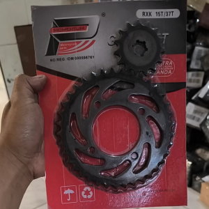 GIR DEPAN BLAKANG YAMAHA RX KING 15T/37T
