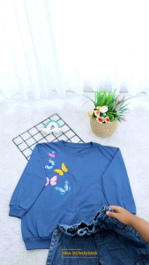 SET METI - SET ANAK BY NIA RUMAISHA || MAT. BAJU COTTON COMBAD || MAT. CELANA JEANS CARGO