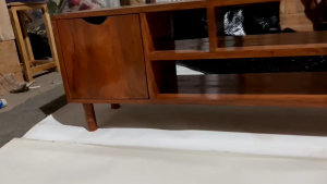 READY STOK Meja Tv Minimalis Modern 140 cm Meja Tv Kayu Mahoni