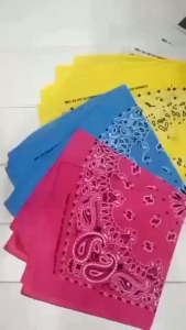 SCARF BANDANA HANDKERCHIEF 6PCS AND 12PCS HANKY PANYO COTTON MENS AND LADIES