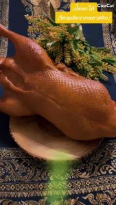 เป็ดพะโล้ปลอม (วัสดุผลิตจากพลาสติค) ตกไม่แตก สินค้าไม่เน่าไม่เสีย