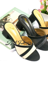 DLimi Aileen Sendal Wanita Sendal Heels/ Hak Tahu 5cm
