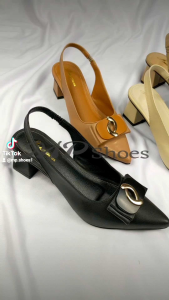DLimi Carisha. Sepatu Wanita Sepatu Heels/ Hak Tahu Mules 5cm