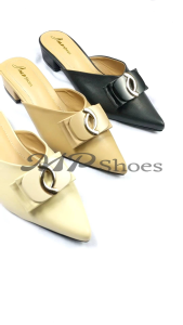 DLimi Windya. Mules Wanita Heels/Hak 3cm
