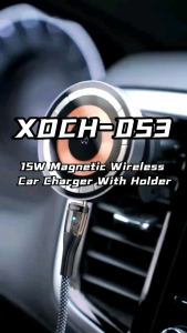 XDCH-O53 2in1 Transparent Magnetic Wireless Car Charger