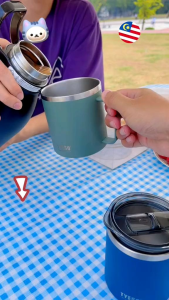 ET Tyeso Gelas Kopi Vacuum Insulated Mug Stainless Steel 304 Cangkir Kopi 8789B 400ml