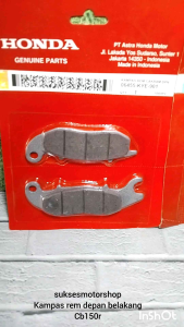 Kampas Rem Dispad Cakram Depan Belakang Honda CB 150 R Mega Pro New CBR 150