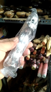 gagang/perah/handel golok duralium motif kepala macan