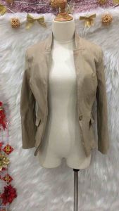 Áo Áo Khoác Blazer Cài 1 Nút 2 hand VN hiệu Papaya- Size S(#A114)