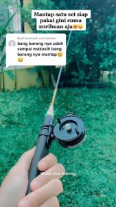 Joran lentur micro fishing kayu hitam 120cm