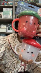 ถ้วยใส่ขนม มีฝากันหก Snack Cup ถ้วยขนมเด็ก ฝาซิลิโคนฟู้ดเกรด Itzy Ritzy