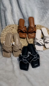 Sandal Flatshoes Model Kekinian Full Busa Kode DRM105