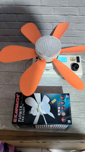 Lampu Kipas Angin Remote Kawachi FFL-642 LED Flower Fan Light 165 inchi 30 Watt Bagus Kualitas Terbaik