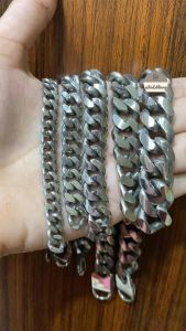 Gelang Tangan Titanium & Baja Stainless Steel Anti Karat